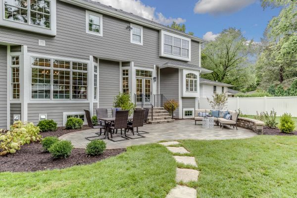 Concrete Patio Landscaping in Leland