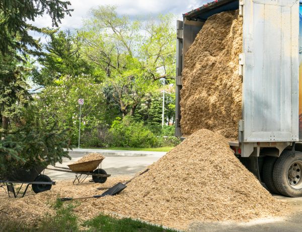 Wood Chips Delivery in Leland