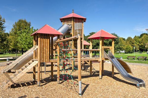 Playground Mulching Service in Leland