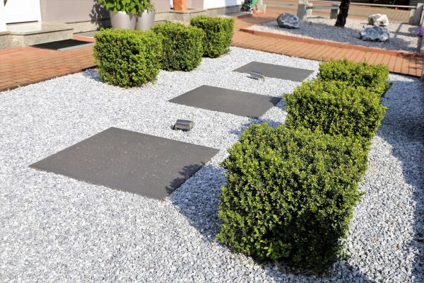 Stone Garden Landscaping in Leland