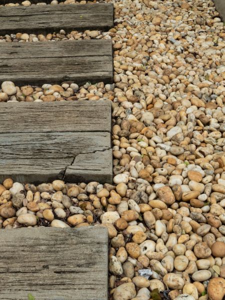 Pea Rock Installation in Leland