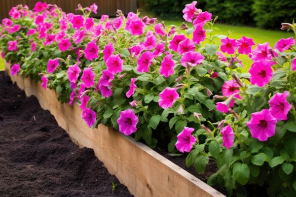 Raised Flower Bed Installation in Leland